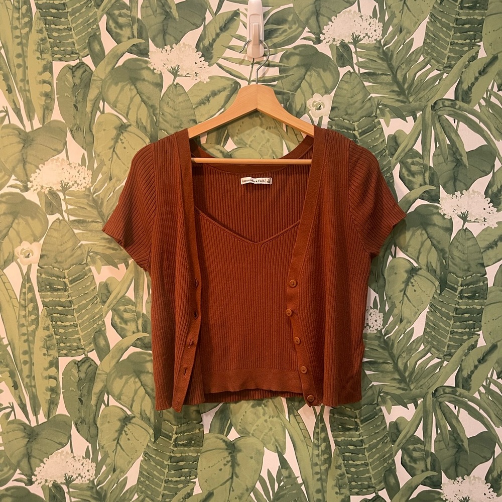 Abercrombie and Fitch sweet cardigan set, L
